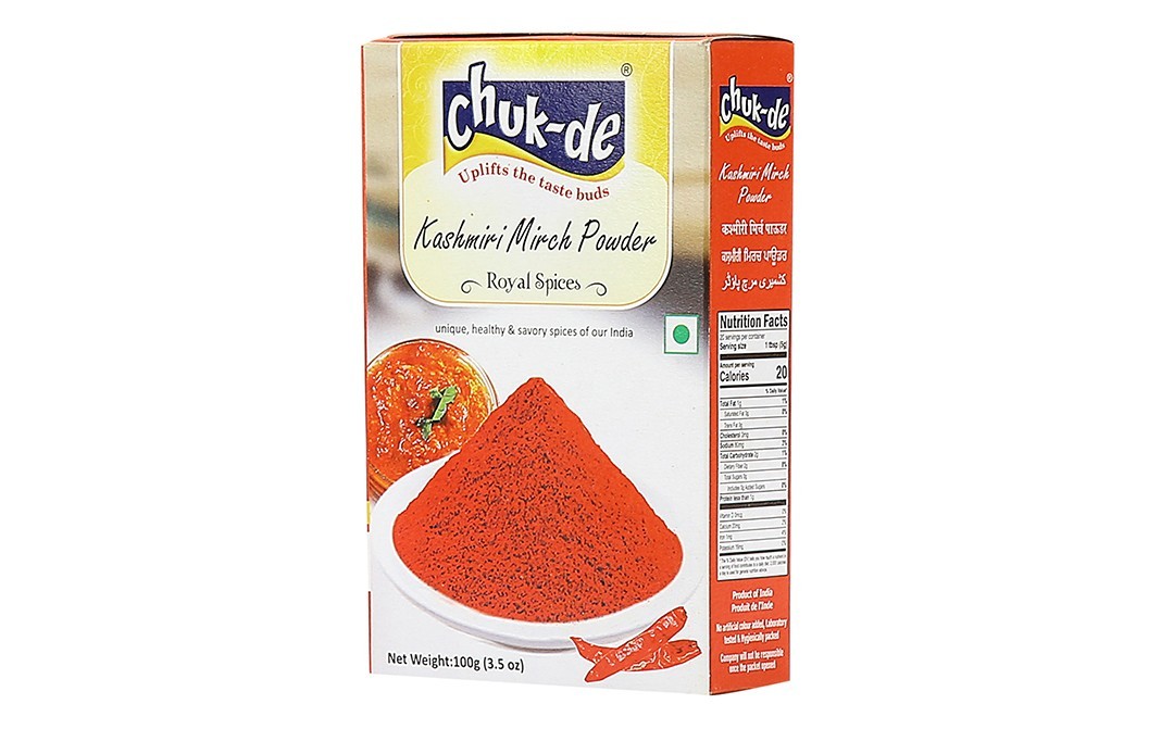 Chuk-de Kashmiri Mirch Powder    Box  100 grams